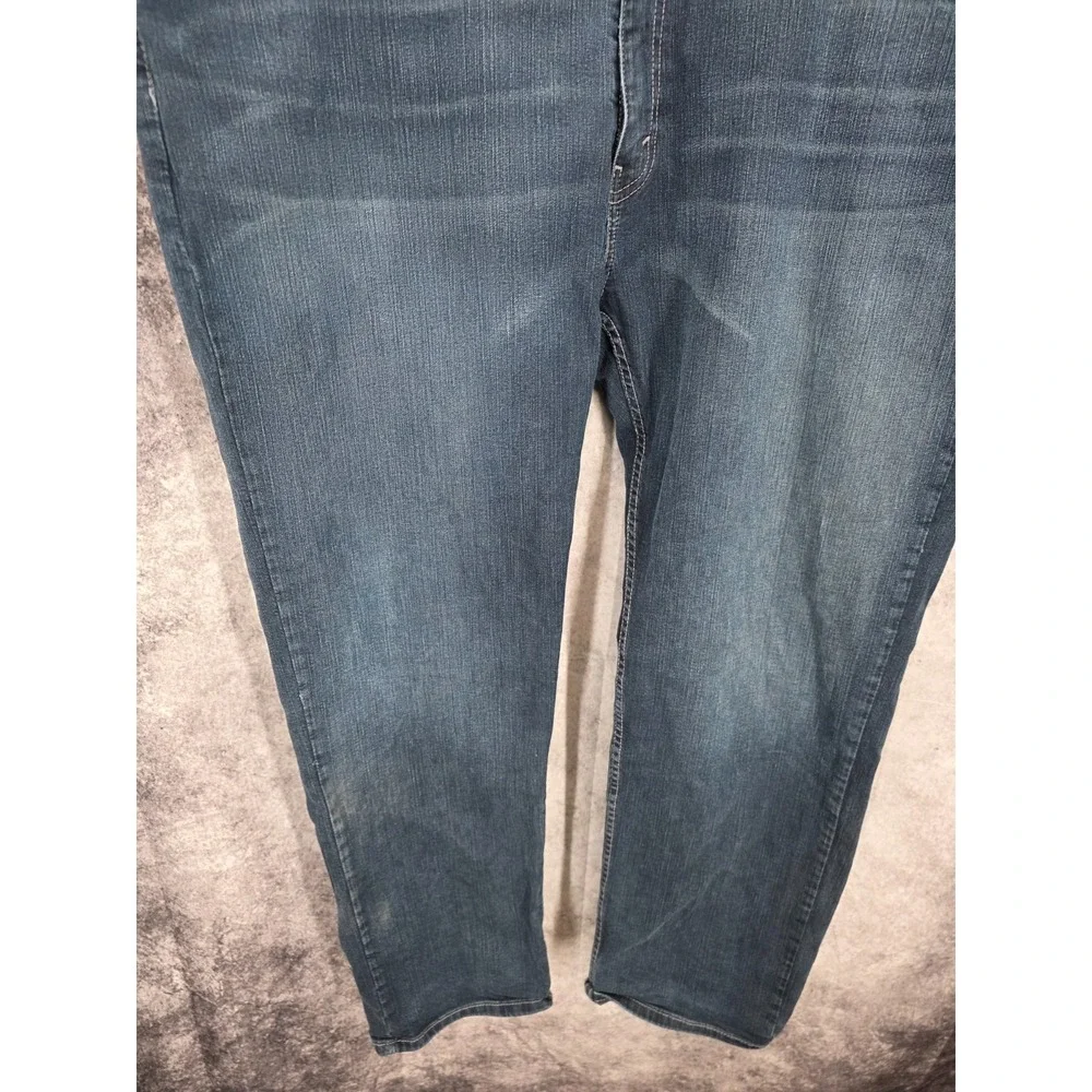 Levis 559‎ Jeans Mens 46 X 32 Blue Relaxed Fit Straight Whiskers Tag 44x32